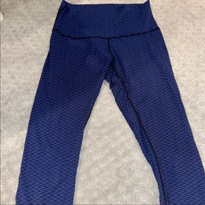 Lululemon Blue Crop Leggings 10